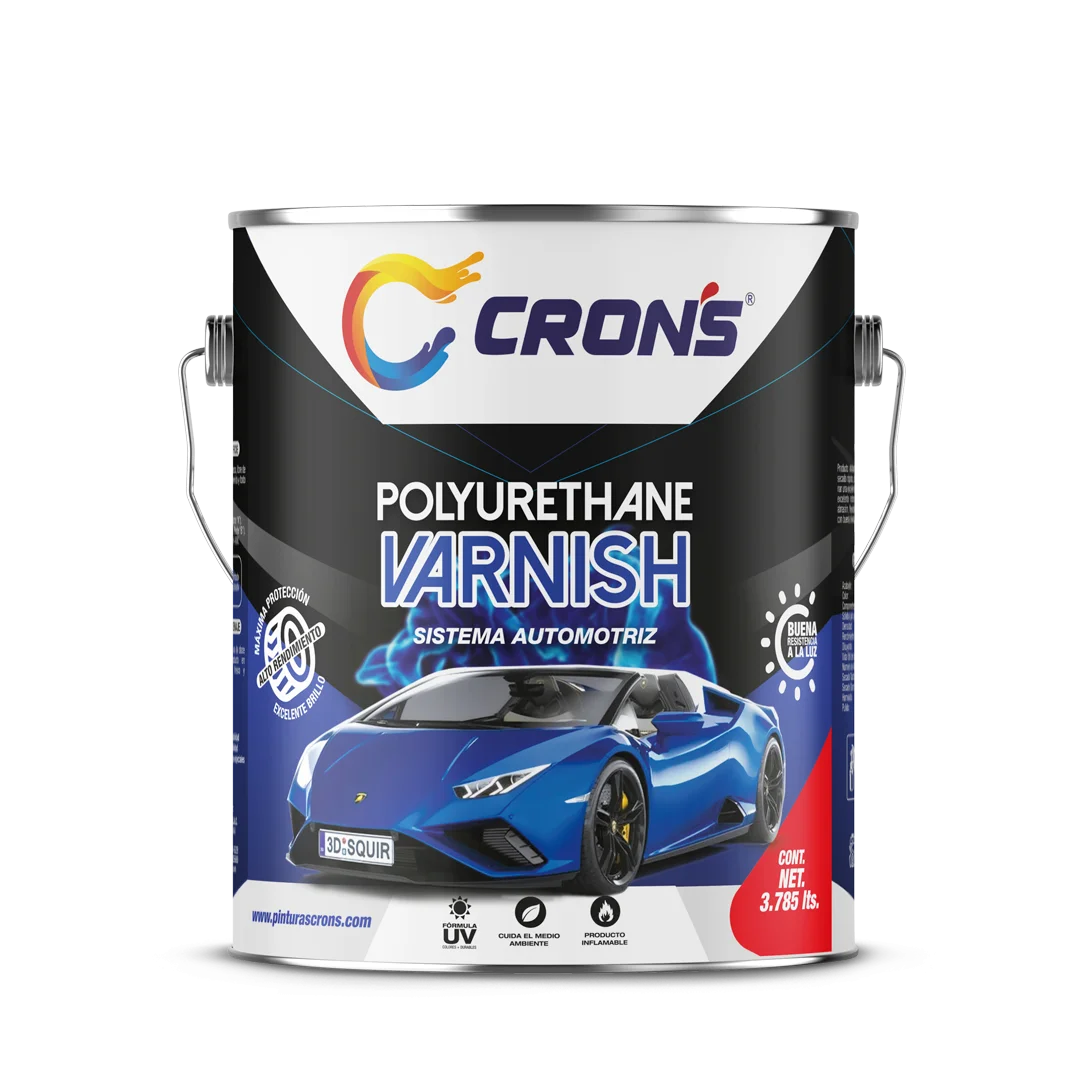 Pintura Barniz Poliuretano Crons - Línea Automotriz Crons