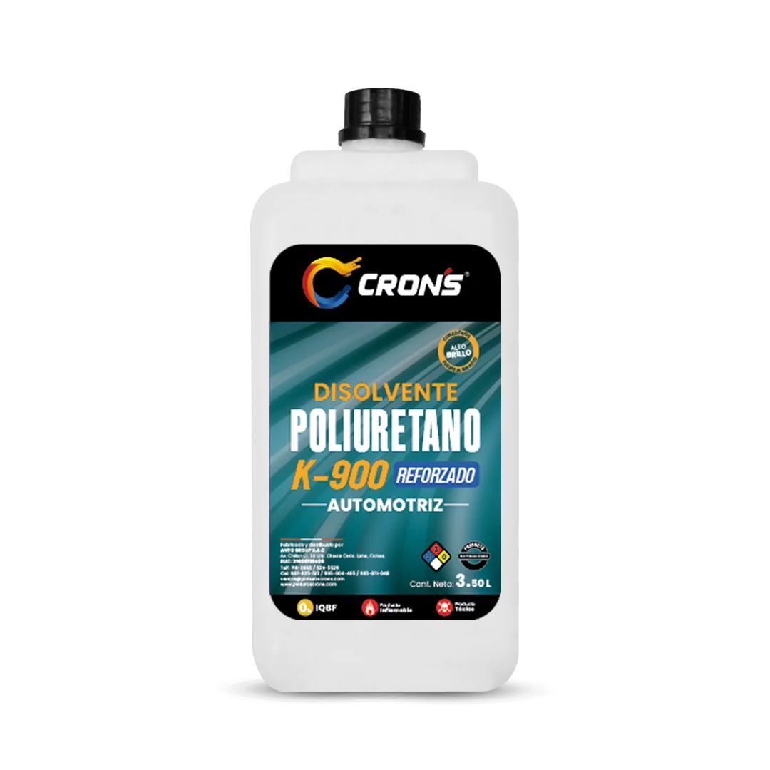 Pintura Disolvente Poliuretano K-900 Crons - Línea Automotriz Crons