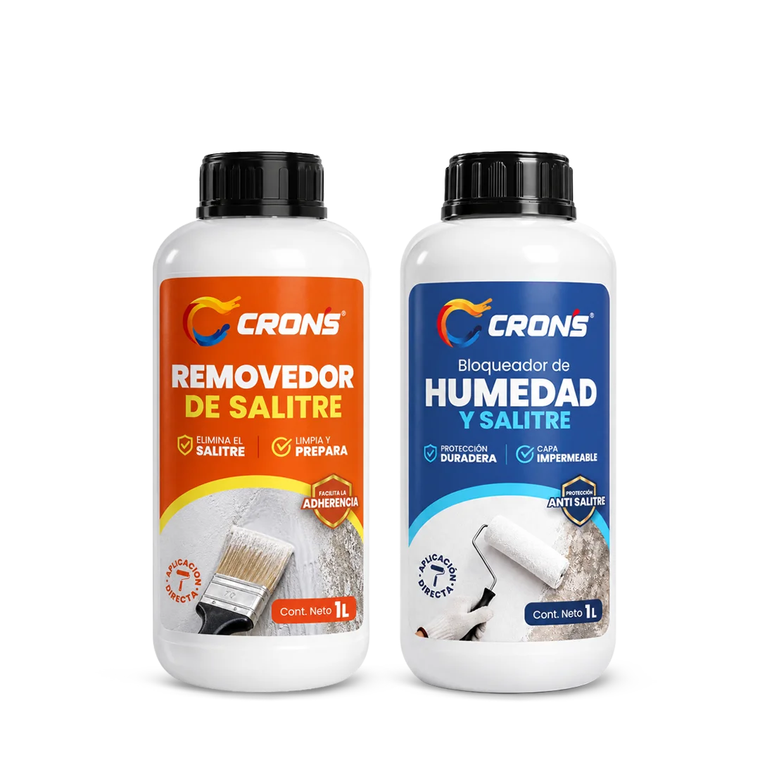Pintura Kit Bloqueador + Removedor Crons - Línea Construccion Crons