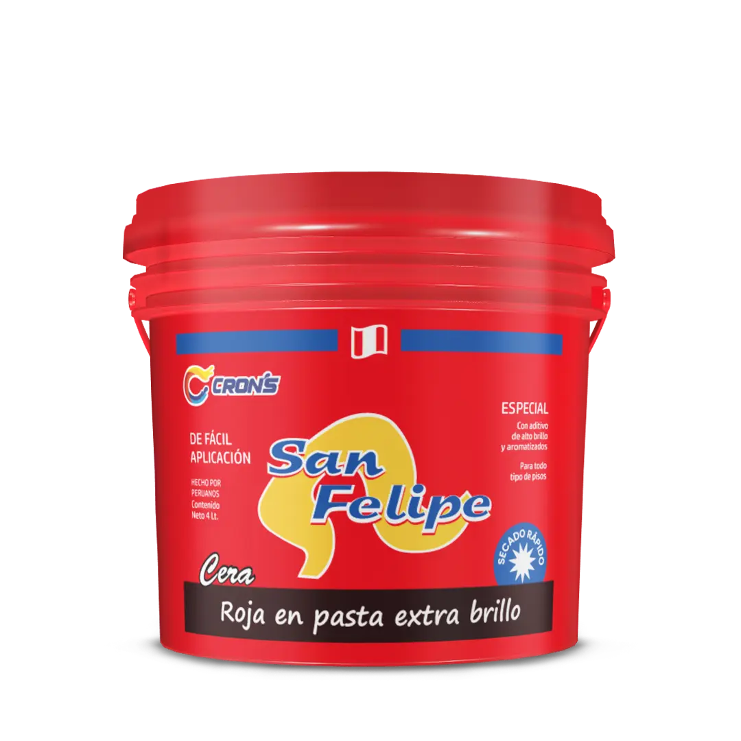 Pintura Cera Roja San Felipe - Línea Limpieza industrial Crons