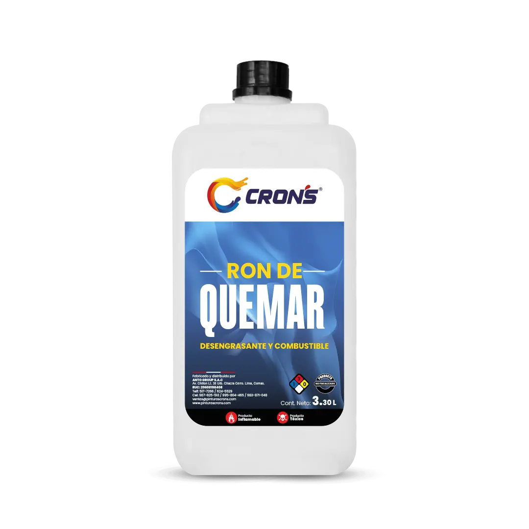 Pintura Ron de Quemar Crons - Línea Industrial Crons