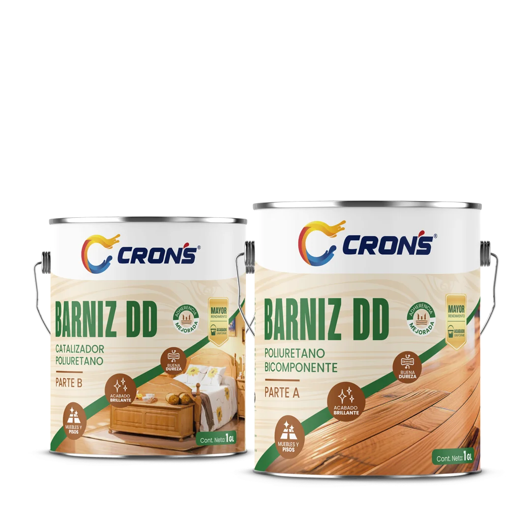 Pintura Barniz DD Poliuretano (A + B) Crons - Línea Madera Crons