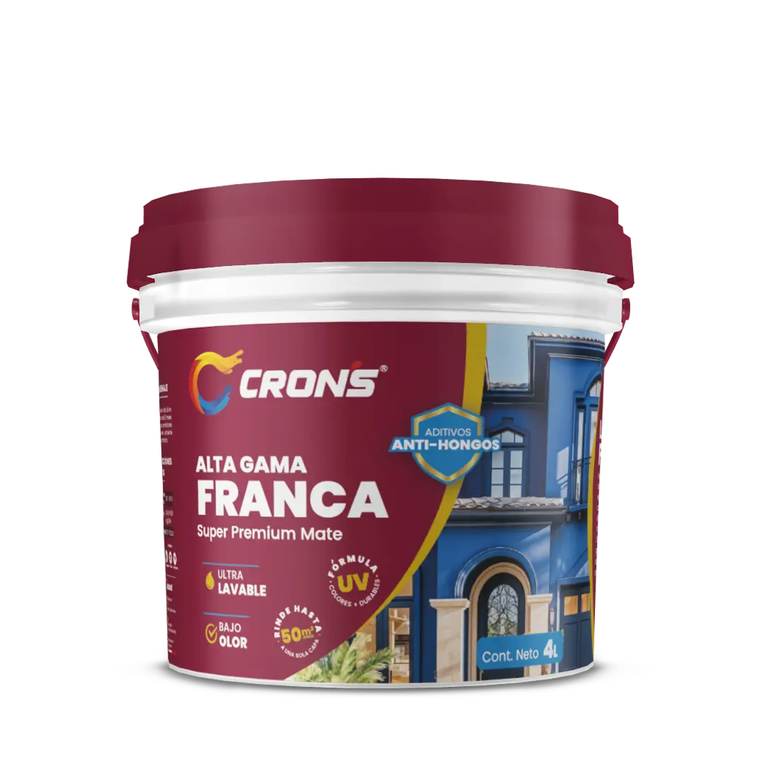 Pintura Látex Mate Franca Crons - Línea Decorativa Crons