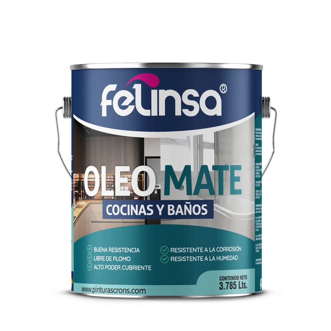 Pintura Oleo Mate Felinsa - Línea Decorativa Crons