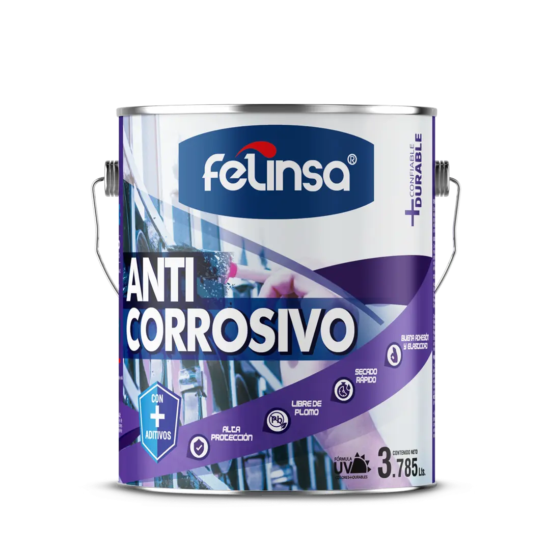 Pintura Esmalte Anticorrosivo Felinsa - Línea Industrial Crons