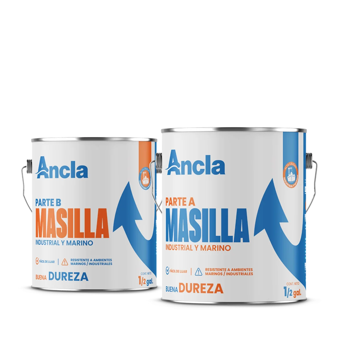 Pintura Kit Masilla Epóxica (Parte A + Parte B) Ancla - Línea Marina Crons