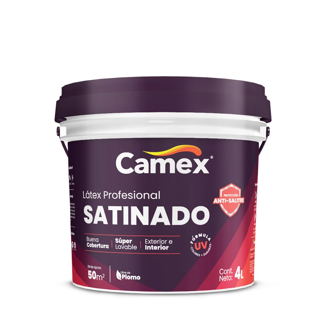 Pintura Látex Satinado Camex - Línea Decorativa Crons